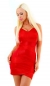 Preview: Elegantes Partykleid mit eleganter Schmuck-Verzierung in rot