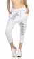 Preview: Neue Moderne Harems Freizeithose mit Print