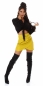 Preview: Kurz geschnittene Crop-Bluse zum binden - schwarz