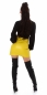 Preview: Kurz geschnittene Crop-Bluse zum binden - schwarz