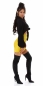 Preview: Kurz geschnittene Crop-Bluse zum binden - schwarz