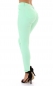 Preview: Basic High Waist Jeans - mintgrün