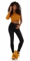 Preview: Push Up Stretch Jeans in black washed