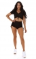 Preview: Sexy Set aus Top und Shorts in schwarz
