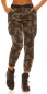 Preview: Camouflage Jeans mit Pattentaschen