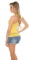 Preview: Tank Top mit X-Print in yellow sun