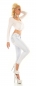 Preview: Sexy Skinny Jeans im Vintage-Look - ice blue