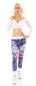 Preview: Baggy-Freizeithose in im bunten Australia-Print in multicolor weiß