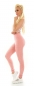 Preview: Leggings im Wabenmuster mit sexy Push Up Effekt - rosa