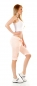 Preview: Lässige Capri-Hose mit dezentem Glamour-Touch in aprico