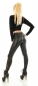 Preview: High Waist Leggings mit seitlichen Glitzer-Schriftzügen in schwarz