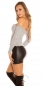 Preview: Kurz geschnittener Carmen-Pulli - stone
