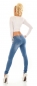Preview: Sexy Basic Hüft Push Up Jeans in blue washed