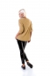 Preview: Weicher Glattstrick-Pullover mit verzierten V-Ausschnitt - sand