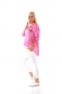 Preview: Longsleeve mit sexy Rücken-Ausschnitt- pink