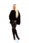 Preview: Oversize Cape Pullover mit Bouclé-Optik  in schwarz