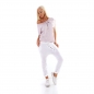 Preview: Meliertes Oversize-Shirt mit Pelikan-Verzierung - rosa