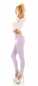 Preview: Modische Damen Jeans mit sexy Push Up Effekt in flieder