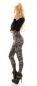 Preview: Thermo Wetlook High Waist Leggings mit Shape-Effekt - camouflage