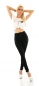 Preview: Figurbetonte High Waist Jeans im Corsage Look - schwarz