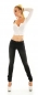 Preview: Sexy Push Up Skinny Jeans  in schwarz