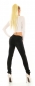 Preview: Sexy Push Up Skinny Jeans  in schwarz