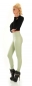 Preview: Modische Thermo-Leggings im sexy lightgreen