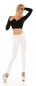 Preview: Skinny Jeans mit sexy Push Up Effekt in weiß