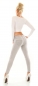 Preview: Sexy Push Up Skinny Used Jeans - light grey