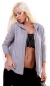 Preview: Lässige Sweatjacke mit Zipper und Kapuze in grau