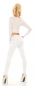 Preview: Sexy Destroyed-Jeans mit frechen Bleacheffekten in ice blue