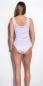 Preview: Sexy Body mit transparenten Mesh-Einsätzen - weiß