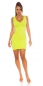 Preview: Kurzes Clubwear-Minikleid mir sexy Cutouts - neongrün