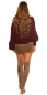 Preview: Kurz geschnittener Grobstrick-Pullover - bordeaux