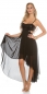 Preview: Atemberaubendes Abendkleid mit Cut-Outs und Pailletten - schwarz