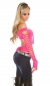 Preview: Sexy Langarmshirt - dirty Rissoptik - pink