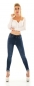 Preview: Lässige Röhren Jeans mit bequemen Gummizug in dark blue