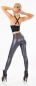 Preview: Modische Thermo-Leggings im sexy Wetlook - graphite
