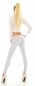 Preview: Skinny-Jeans mit süssen Zier-Zippern in ice blue