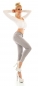 Preview: Sexy Push Up Skinny Used Jeans - grau