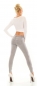 Preview: Sexy Push Up Skinny Used Jeans - grau
