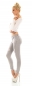 Preview: Sexy Push Up Skinny Used Jeans - grau