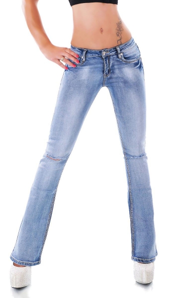 Moderne Bootcut-Jeans