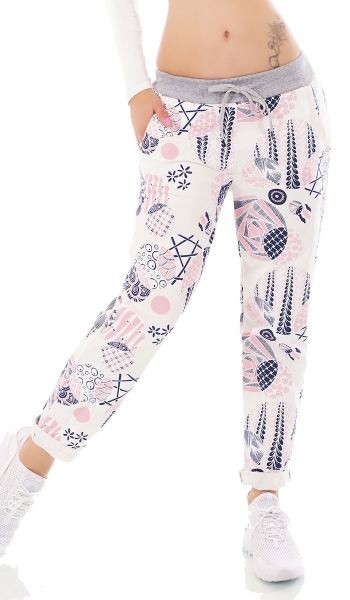 Baggy-Hose-mit-Comic-Prints