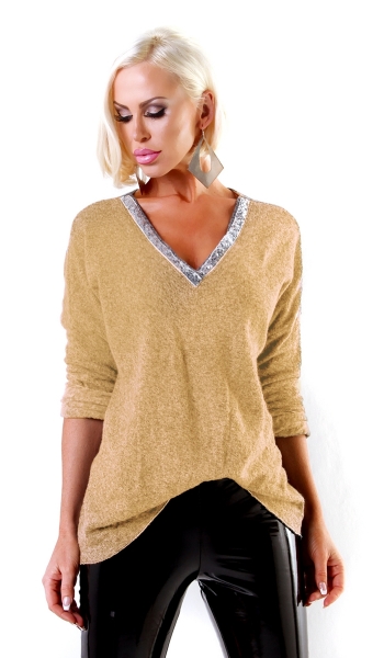 Weicher Glattstrick Pulli