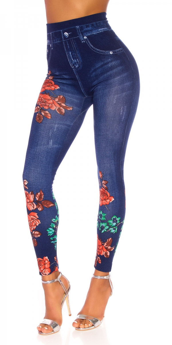Leggings in Jeans-Optik