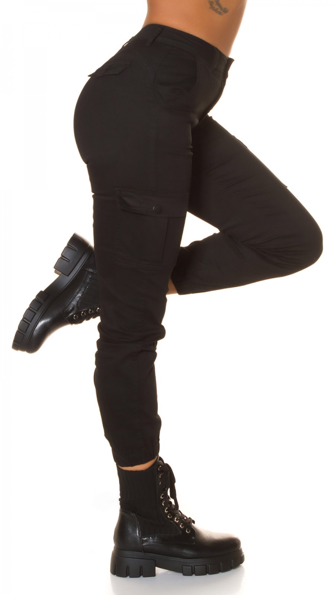 Cargo Damen Jeans Hose