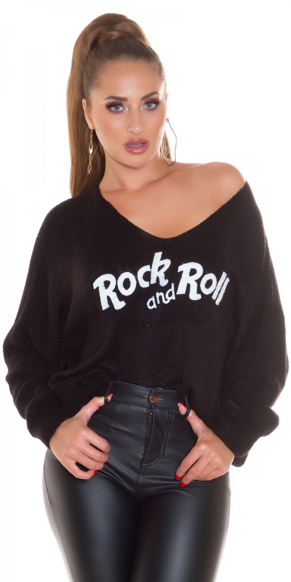 Oversize Grobstrick Pulli