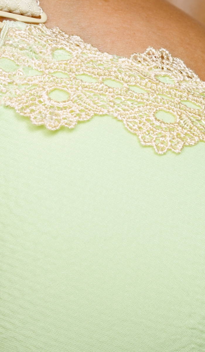Schönes BH-Set mit kleinen Pünktchen - mint/beige