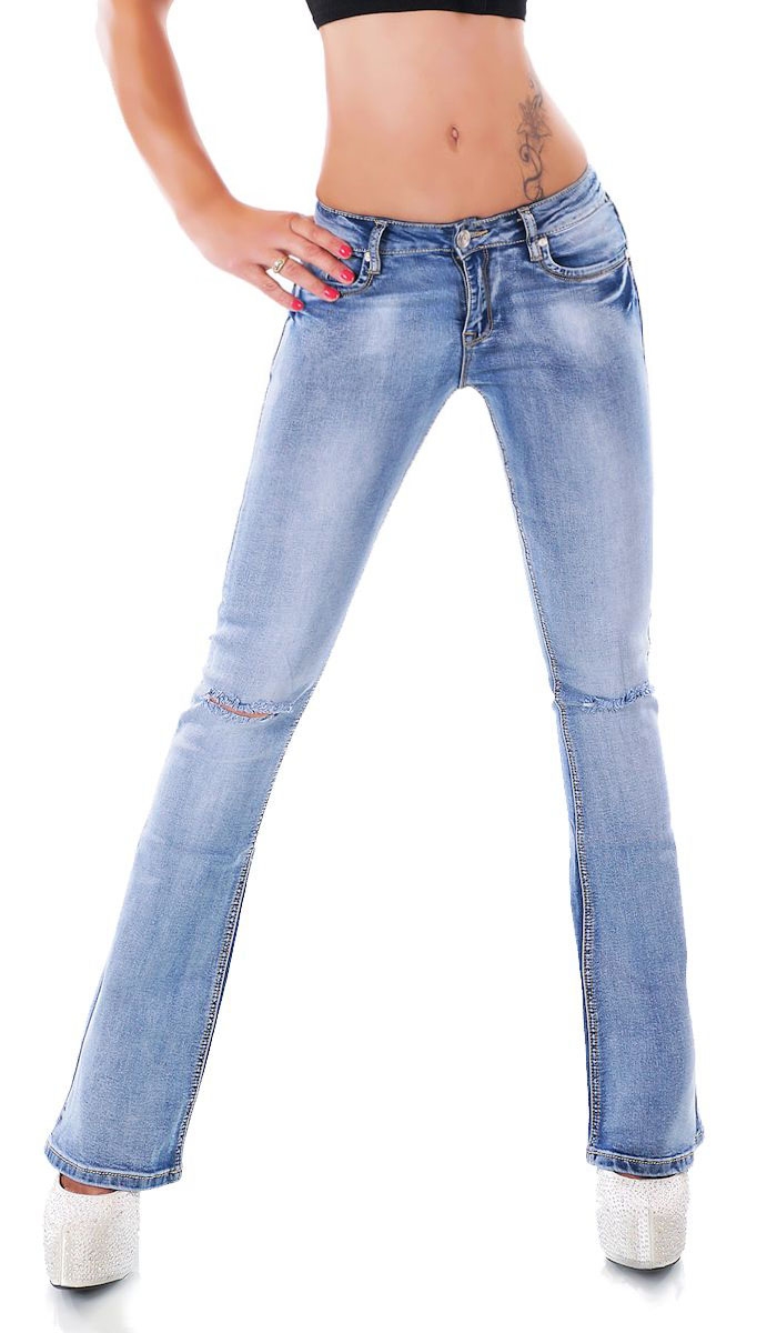 Moderne Bootcut-Jeans